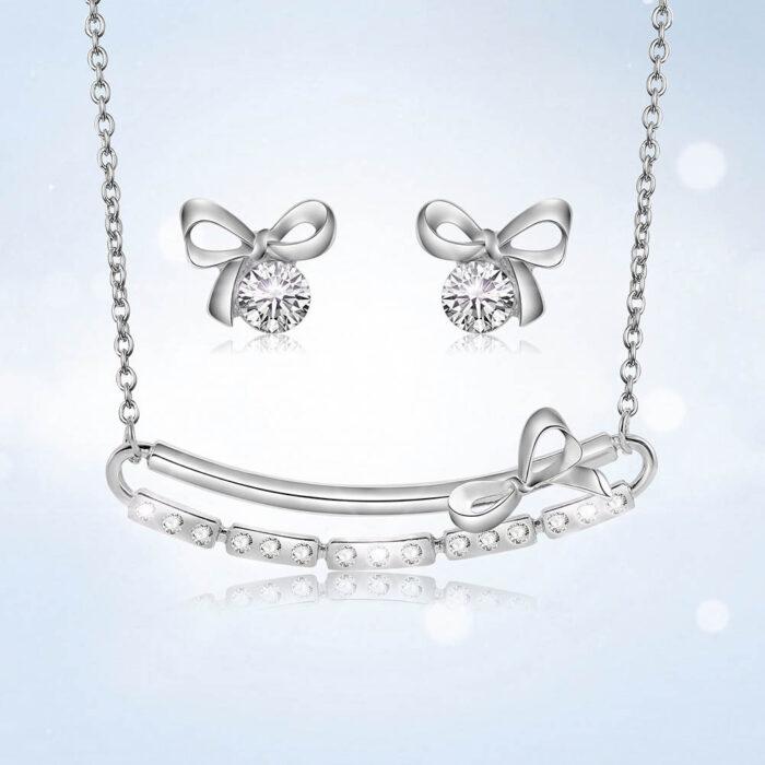 Gemstone Necklace Earrings Jewelry Set - Gemstal