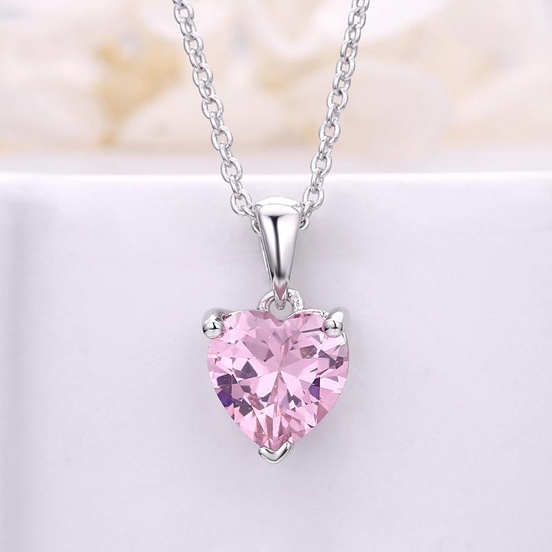 Beautiful Heart-Shaped Gemstone Necklace - Gemstal