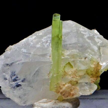 Bunch Of Crystal GreenTourmaline WFealdspar Mineral Specimen